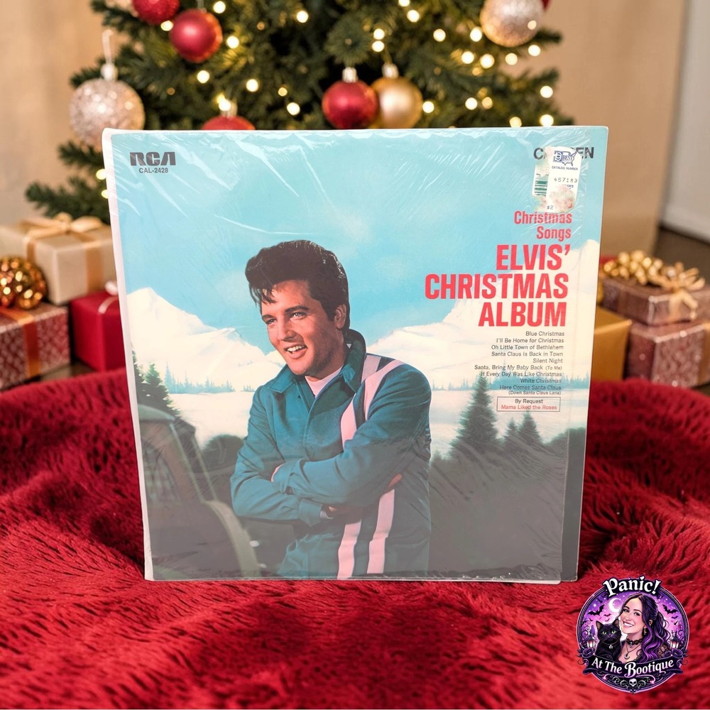 Elvis Presley Elvis' Christmas Album LP 12" Vinyl Blue Christmas RCA Camden Mono
